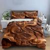 Swirled woodgrain pattern. Bedding sets Duvet cover sets Duvet covers Pillowcases(1 * Duvet Cover 2 * Pillowcases, without duvet insert)