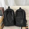 Schoolbag new trend fashion computer backpack business trip soft leather backpack travel college style college student schoolbag batch