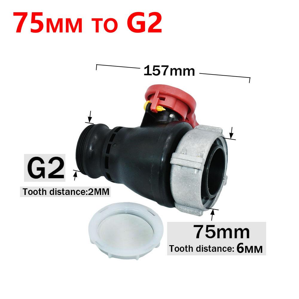 IBC Ton Barrel Valve Fitting 62/75/80mm S60 58mm G2 IBC Tank Adapter Tap Coupling For Bucket Outdoor Rain Bucket Ton Bucket