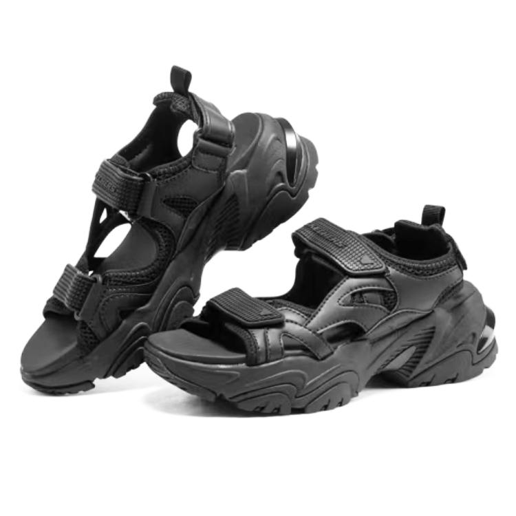 Skechers Sandals Little Bear Comfortable Versatile Beach Sandals Women Sandals Black 896051-BBK