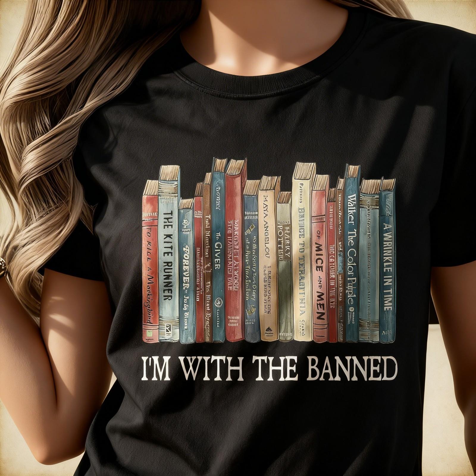 I m With The Banned Banned Books Shirt Banned Books L