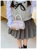 Sweet & Stylish Pearl Handbag for Girls – Cute Ancient Style Coin Purse & Crossbody Bag