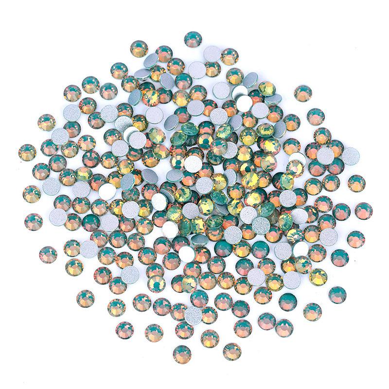 Flicker Series Pujiang Crystal Rhinestone Glass Flat Bottom Diamond Clothing Accessories Diy Stud Earrings Bag Sticker Drill