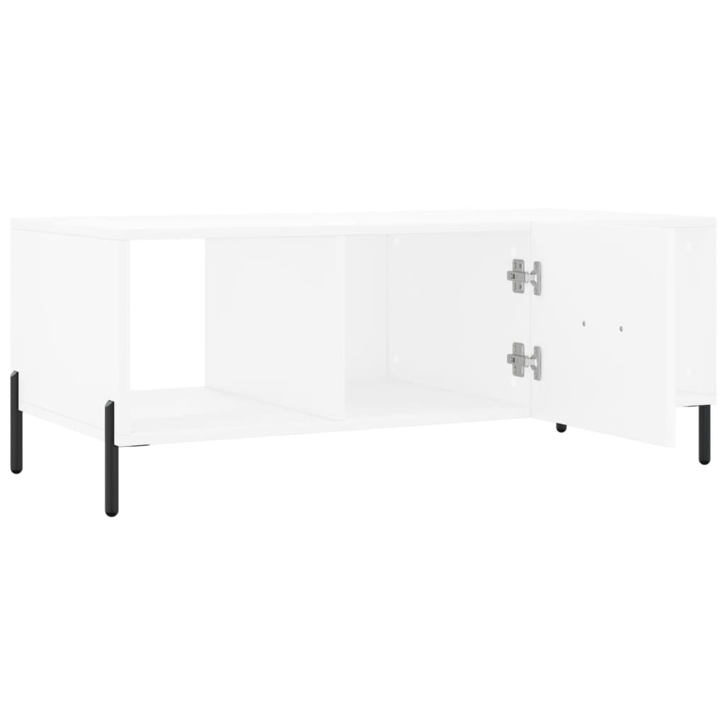  Coffee Table, White, 102x50x40 Cm, Wood-based Material