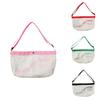 Large Capacity Korean Style Canvas Shoulder Bag For Kids Featuring Cute Alphabet Design