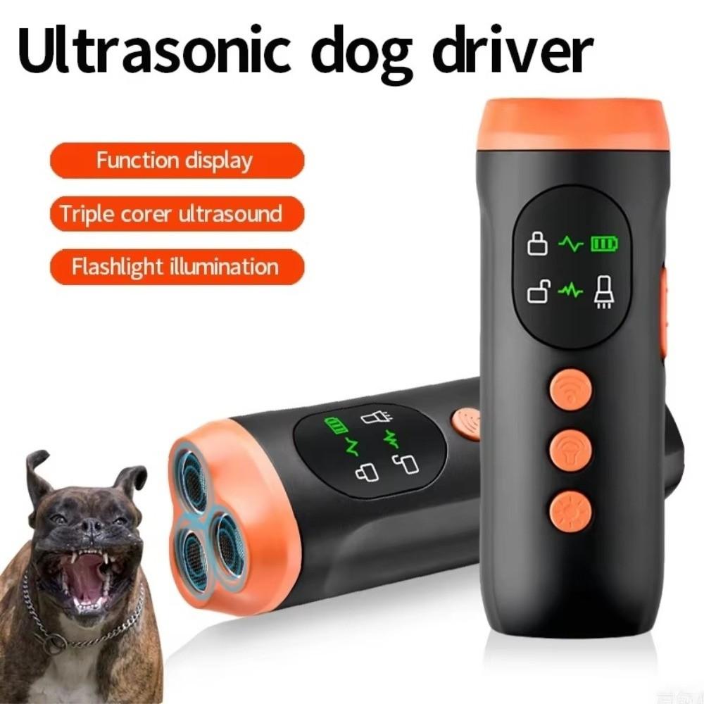 Handheld Ultrasonic Dog Bark Deterrent Portable Ultrasonic Dog Trainer Large Vicious Dogs