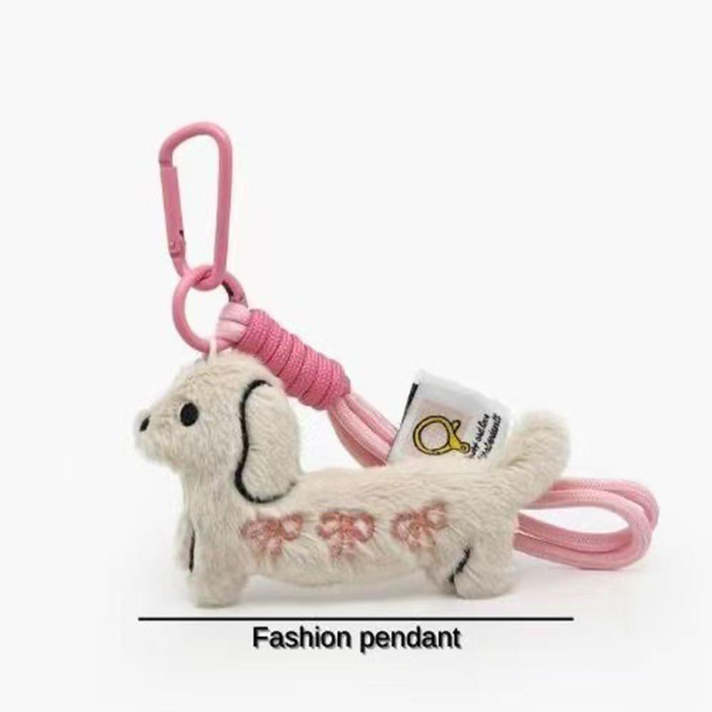 1Pc Sweet Cartoon Animal Dachshund Keychains, Pendants, Dog Accessories, Clothing, Bags, Dolls, Accessories, Small Gifts