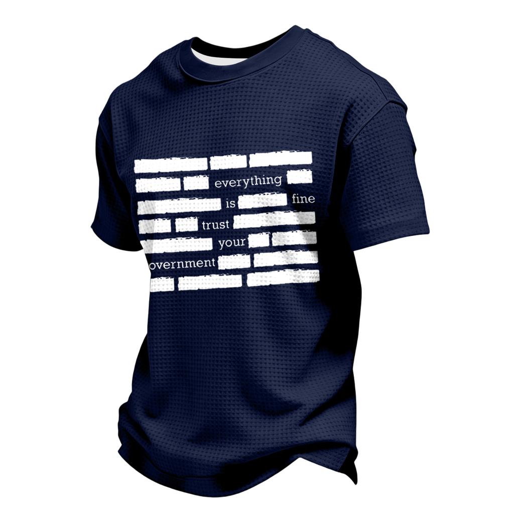 USA Jubiläum Herren Freizeit Pullover mit Buchstabenprint Langarm