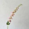 Larkspur Artificial Flowers Realistic Delphinium with Bendable Stems Rustic Floor Vase Decor for Home Wedding Decor Reusable Floral Arrangements