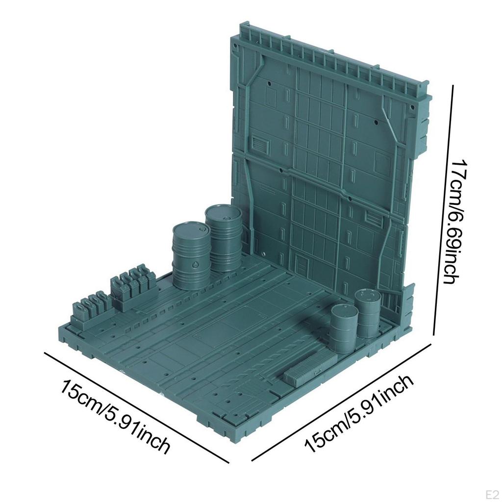 1 Interlocking Base Stand for Figures Modular Display Model Kit Universal Toy Storage Box