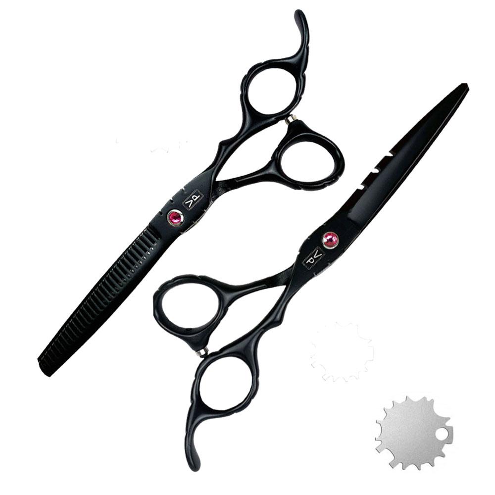 Profesjonalny Zestaw Nożyczek Fryzjerskich Nożyczki do Włosów Salon Fryzjerski Fryzjer Grzebień z Ogonkiem Peleryna do Włosów Grzebień do Strzyżenia Narzędzie do Stylizacji