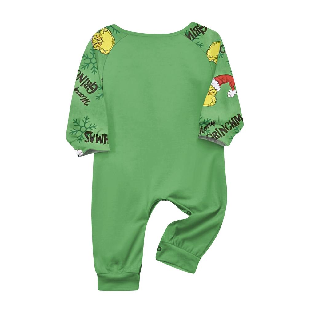 Family Matching Print Sets Pajamas Loungewear Outfits Family Matching Long Sleeve Tops+Pants Set