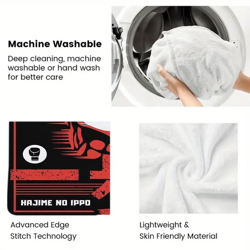 Hajime No Ippo 2D Flat Pattern Flannel Blanket High Quality All Seasons Warmth and Comfort Perfect for Christmas Gifts.SMT0917083