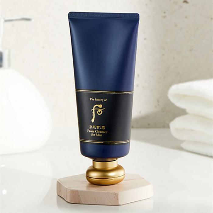 The history of Whoo Gongjinhyang: Gun Jayang Foam Cleanser for Men – Pore Purifying Hydration, Korean