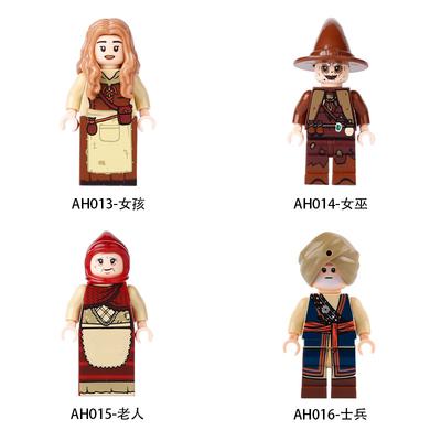 Keskaegne Nõiatüdruku Karakteri Ehitusklotsid