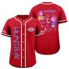 Children's Casual Cartoon Print Short-sleeved Baseball Jerseys Children's Sportswear Top