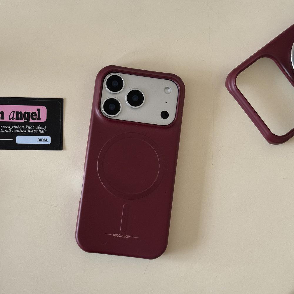 

Magnetic Solid Color Case for iPhone 17 Pro Max with Stand and Screen Protector iPhone 17 Pro