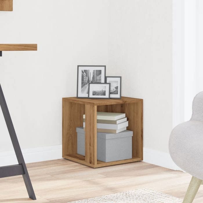 VidaXL Side Table Artisan Oak 33x33x34 Cm Engineered Wood, Side Cabinet, Corner Shelf, Cabinet, Cupboard 856717