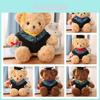 Graduation Teddy Bear Plush Bachelor's Clothing Cap Certificate Gift
