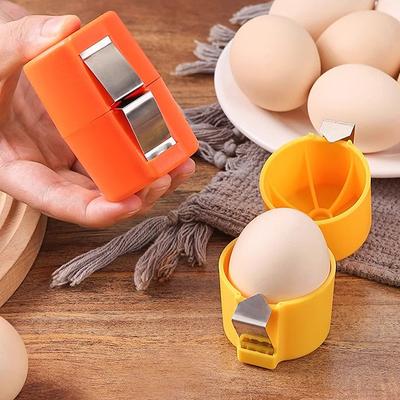 7.3*5Cm Hot-Selling Egg Shell Cutter Eggbeater Raw Egg Separator Handheld Eggshell Opener Portable Kitchen Baking Tool 1Pc