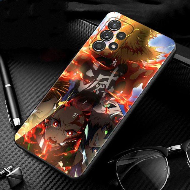 Husa Anime Demon Slayer Kimetsu pentru Samsung Galaxy A51 A71 A01 A11 A21 A21s A31 A41 A72 A52 A42 A32 A22 A12 A02 A02s F42 Shell