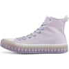 Jelly String Logo Sports Sneakers Durable High-Top Canvas Shoes Women Sneakers Iridescent-Purple K0B25VS14-4702