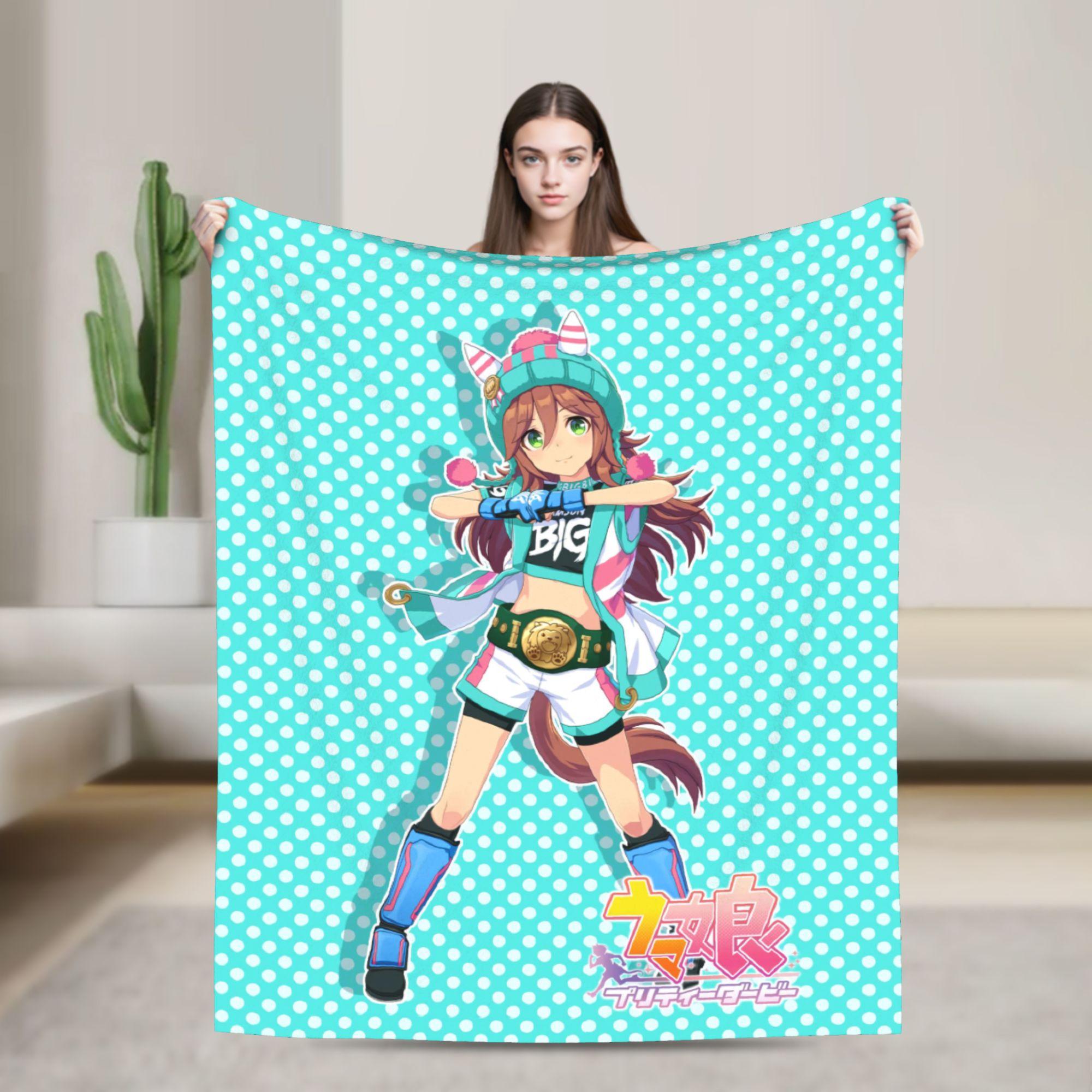 

Sweep Tosho UmaMusume Pretty Derby Warm Soft Blanket Girls Boys Plush Bedding Throws Novelty Couch Bed Bedspread Sofa Bed Cover 75x100cm (30x40inch)