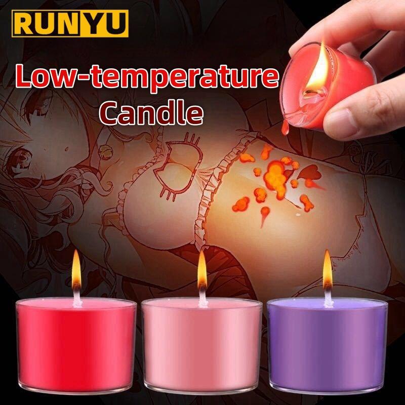 شمعة شمعية منخفضة الحرارة، شمعة جنسية، شموع تدليك، ألعاب جنسية مثيرة للزوجين، شموع Ehance Desire