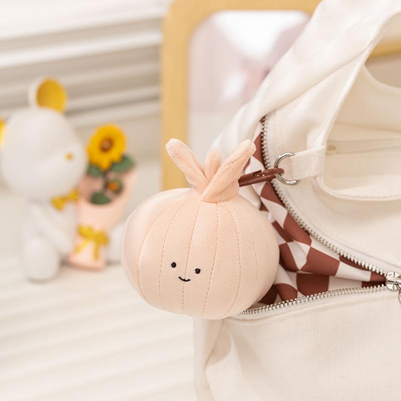 Kawaii 10-20CM Vegetable Plush Toys Cute Vegetables Pendant Onion Chili Mushroom Carrot Plush Pendant Keychain Toy