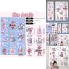 Santa Claus Wall Art Pvc Waterproof Christmas Window Sticker For Festive Decor