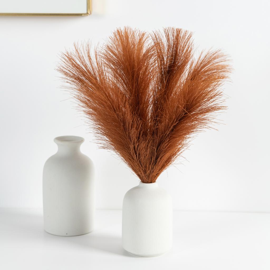 Pampas Grass Craft Bouquet Artificial Plants For Home Garden Landscape Layout Festival Wreath Accessory Wedding Daily Decor Reed