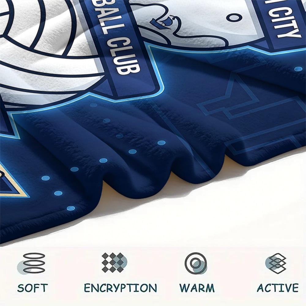 Custom Name Birmingham City2 Flannel Blanket, High quality Comfortable for All Seasons, Home Decor, Warmth and Comfort