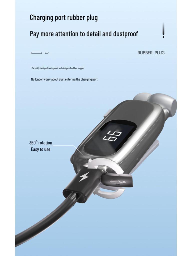 Einziehbarer Bluetooth-Kopfhörer: In-Ear, Einzelohr, Geschäftsanruf, Lange Akkulaufzeit