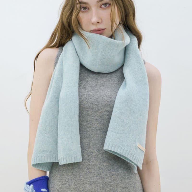 

meminn продает шерстяной шарф 5 цветов Celine muffler (ivory)