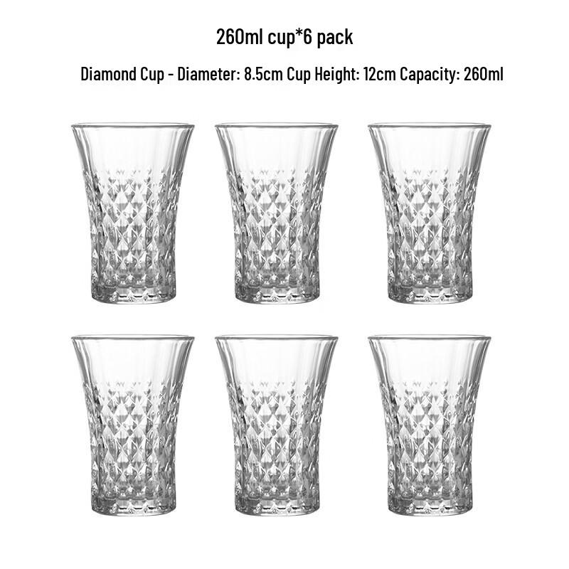 Handun High-Temperature Resistant Crystal Glass Cup Set
