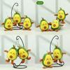 Adorable Four-inch Avocado Plush Toy Keychain Cute Backpack Charm Gift For Kids