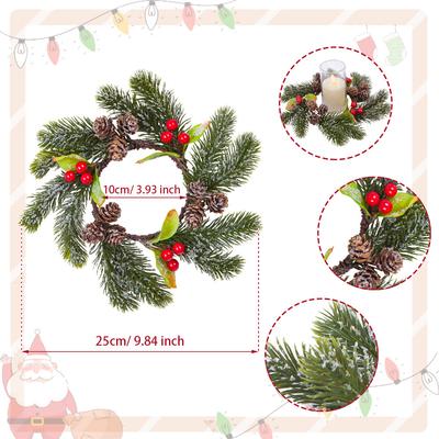 Wreath Window Arrangement Handmade Direct Sales Christmas Decorative Wreath