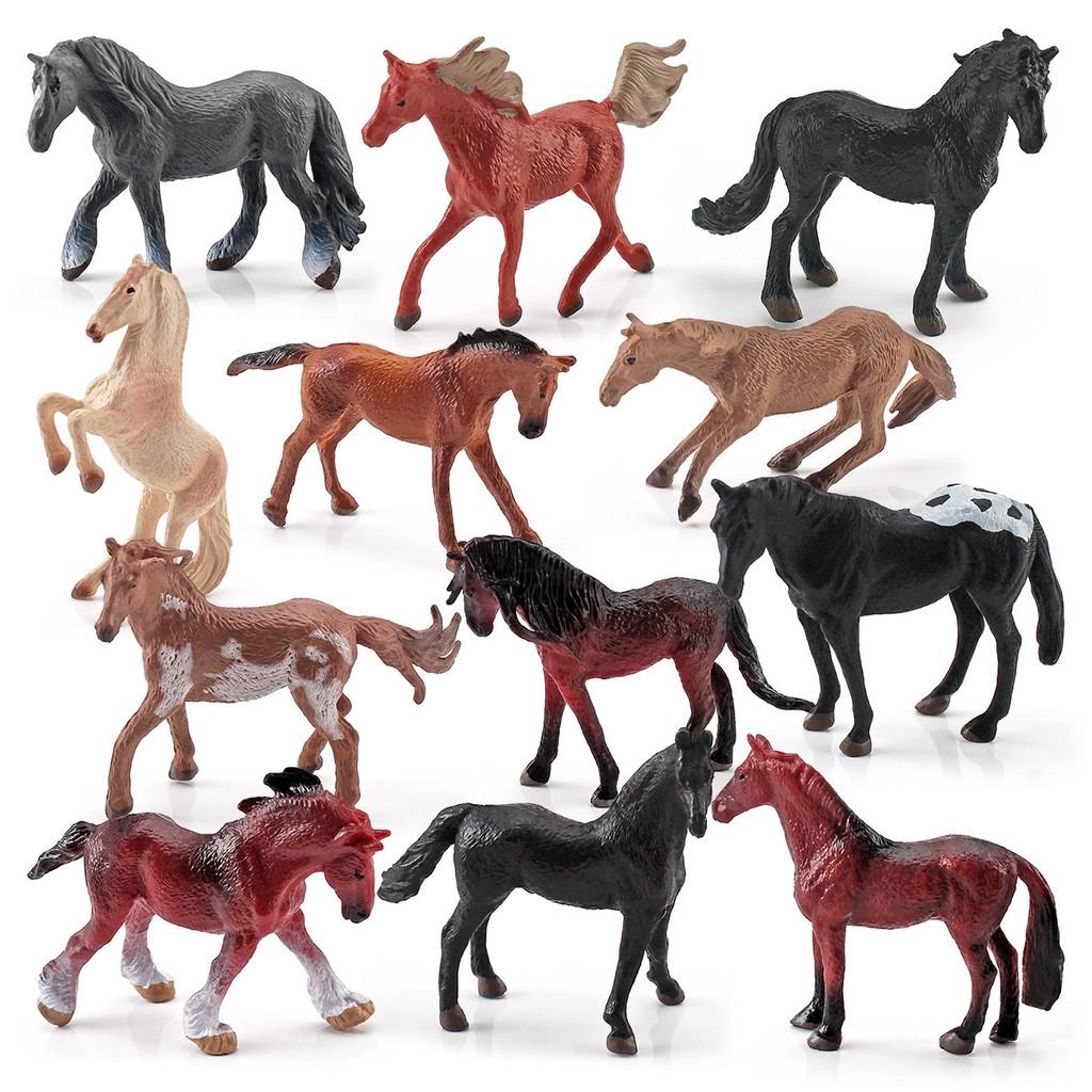 World Famous Horse Model Set Pvc Static Figurines Collectors Animal Display For Model Enthusiasts