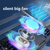 Professional U-JIE-D20 Double Fan Aluminium & Plastic Gaming Notebook Cooler with USB Connection Universal Laptop Sizes Stock