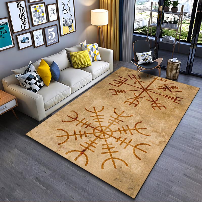 

Ancient Symbol Area Rug Suitable for use as an anti-slip game mat for living room and bedroom sofas 40x60cm( 15x23in )