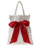 Maison De Fleur Cherry Print Mini Ribbon 2-Way Bag, Ivory, Size F, PouchDrawstring Bag, 08000446300