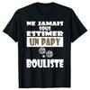Funny Petanque Grandpa Bouliste Graphic Tshirts Men Womens Fashion Casual Tshirt 100 Cotton Loose Oversized T Shirt Summer