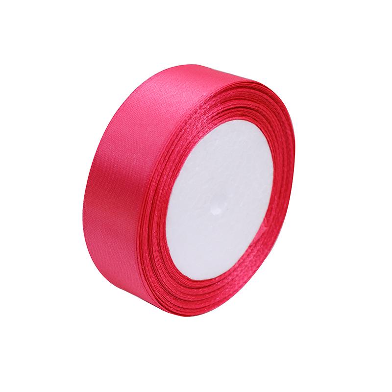 2.5cm Polyester Satin Ribbon for Cake Decoration, DIY Handmade Gift Box, and Gift Packaging.