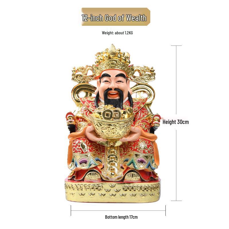 Fan Li God of Wealth Figurine – New Year Office & Home Decor