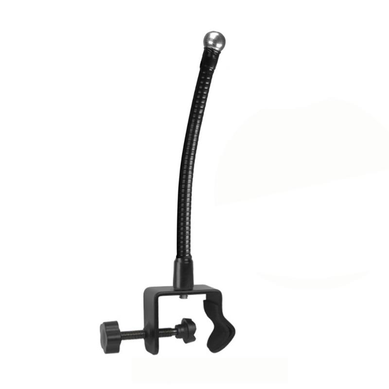 Flexible Snake Tube Phone Stand Clamp with 360 Rotation 4 Length Option 17.4mm Universal for Desktop Bedside Mounting