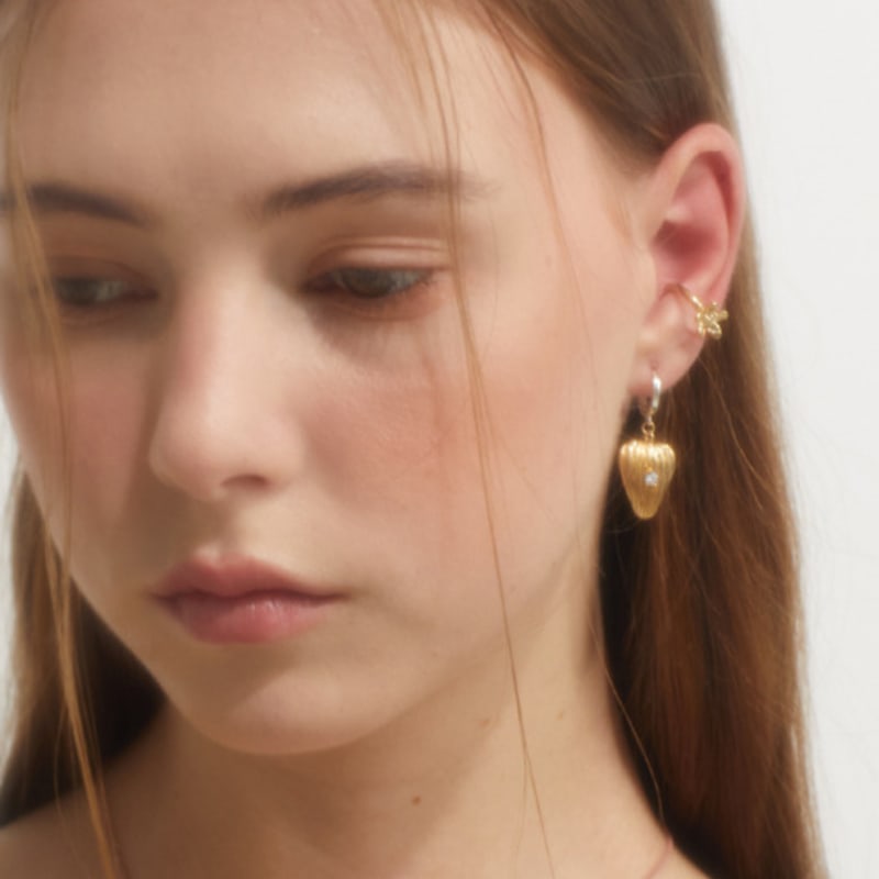 BOLDIERE Heart Leaf Earring_ E23