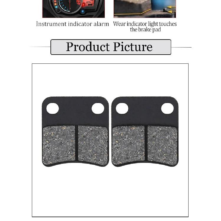 Motorcycle Parts Parking Brake Pads Disks For HONDA FJS400 SWT400 FJS600 CTX700 NC700XD SD ADV750H NC750X CRF1000 VFR1200 GL1800