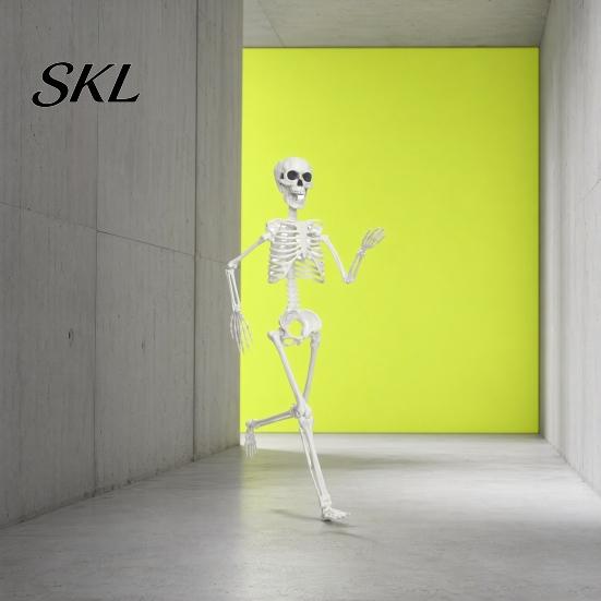 Poseable Halloween Prop 3ft Life Size Skeleton, Full Body Posable Plastic Skeleton Prop, Realistic with Movable Jaw Human Bones Model for Yard