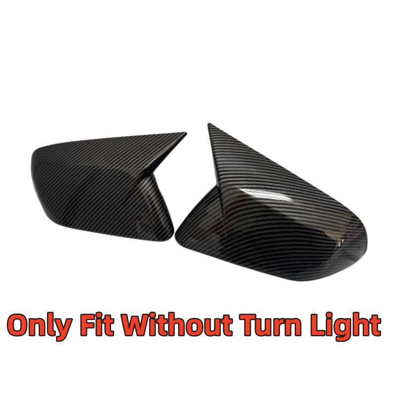 Rearview Mirror Cover For Ford Mustang 2015- GT350 GT550 W/O Turn Signal Light Side Wing Mirror Caps Case Car Accessories