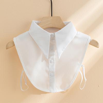 24 Chiffon Großer Spitzkragen Gefälschter Kragen Vielseitige Modebasis Für Damen Mit Pullover Hemdkragen Dekorativer Gefälschter Kragen